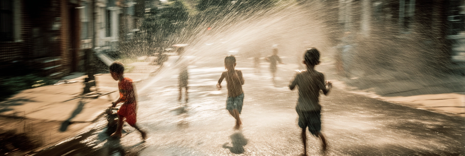 Children at play on the Street No. 1024